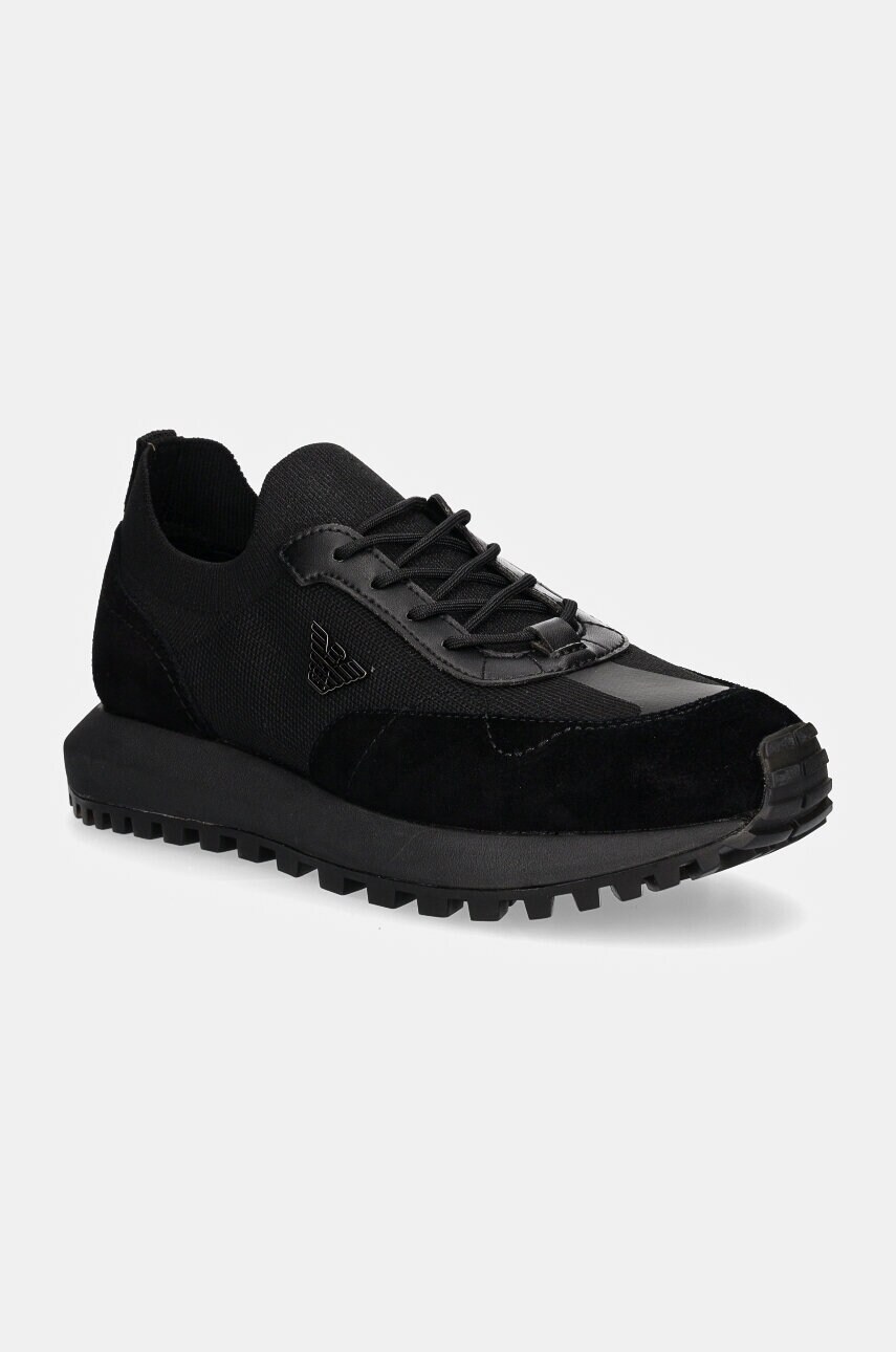 Emporio Armani sneakers culoarea negru, X4X659 XR105 K001
