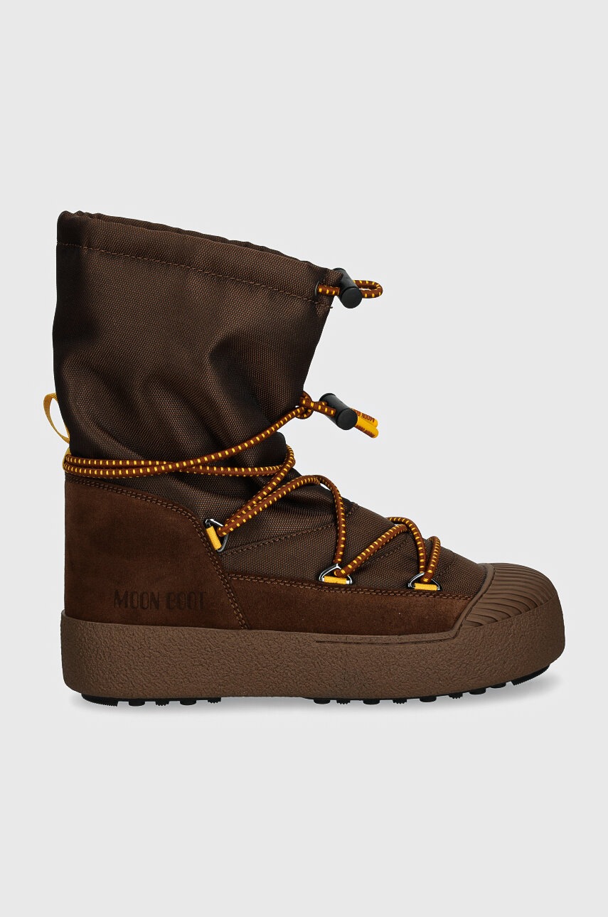 Μπότες χιονιού Moon Boot MB MTRACK POLAR CORDY χρώμα: καφέ, 80D2440170 M004 φωτογραφία