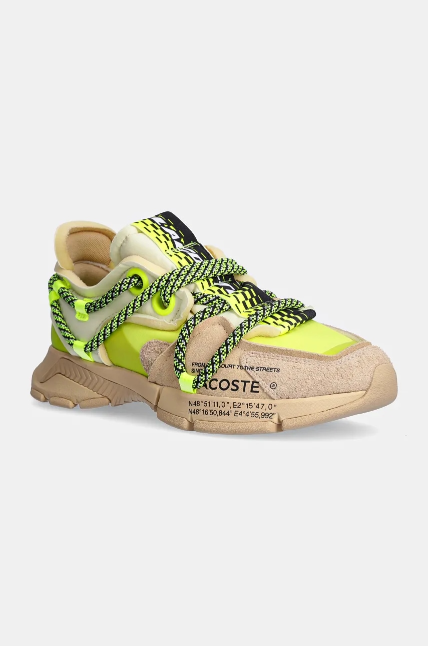Lacoste sneakers L003 Active Runway culoarea bej, 48SMA0051