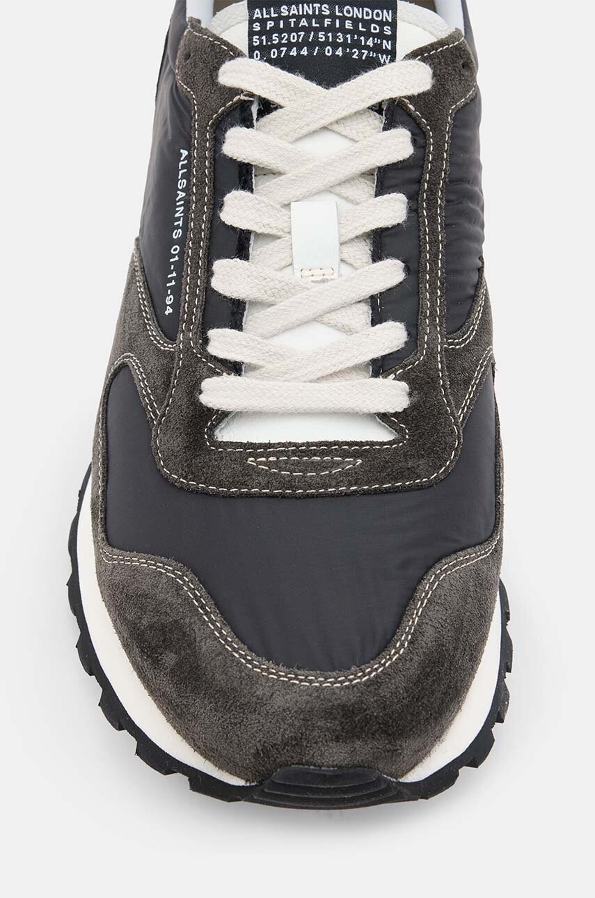 Αθλητικά AllSaints Rimini Low Top χρώμα: γκρι, M054FB φωτογραφία