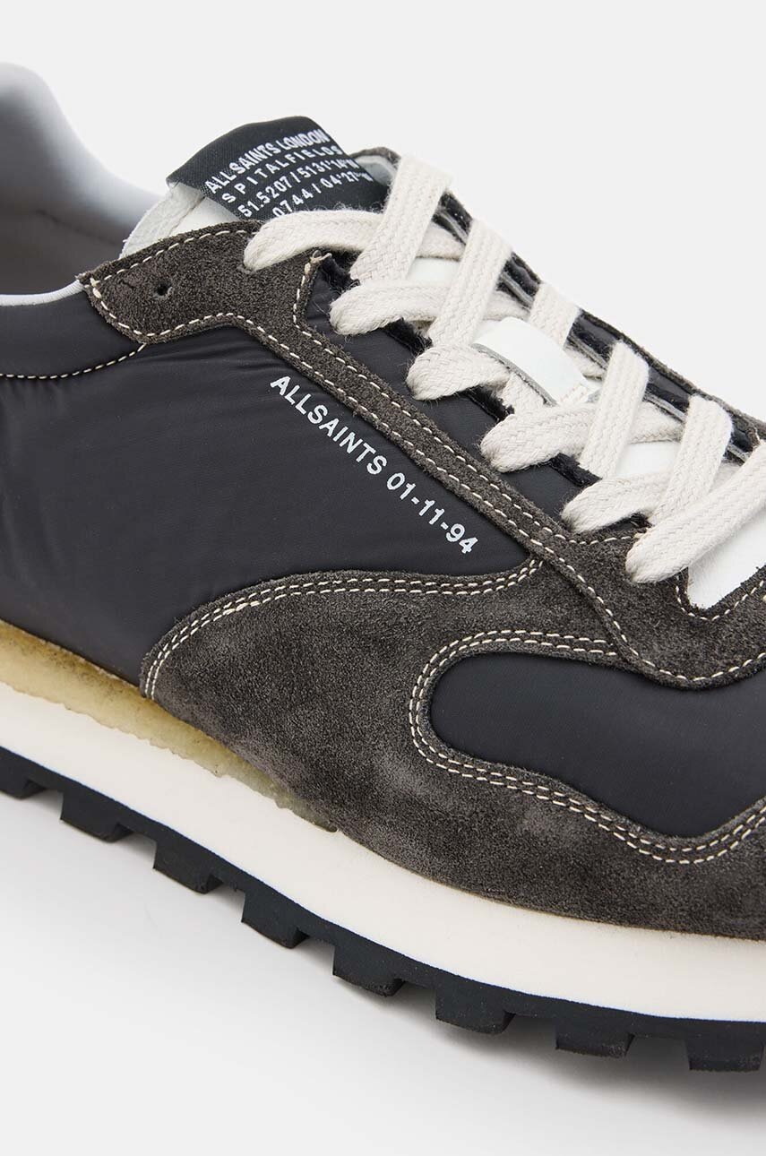 Αθλητικά AllSaints Rimini Low Top χρώμα: γκρι, M054FB φωτογραφία