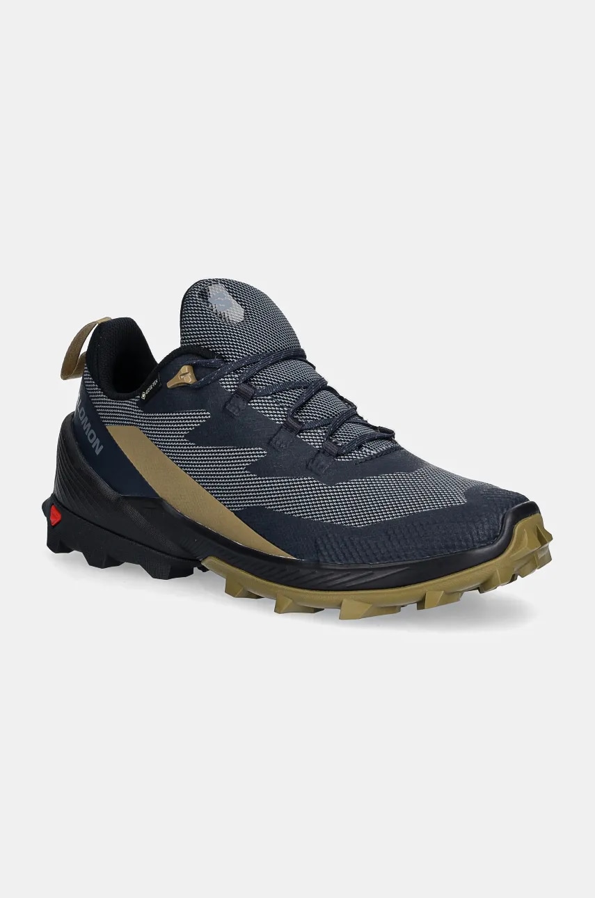Salomon pantofi Cross Over 2 Gore-Tex barbati, culoarea albastru marin, L47560200 Salomon pantofi Cross Over 2 Gore-Tex barbati, culoarea albastru marin, L47560200