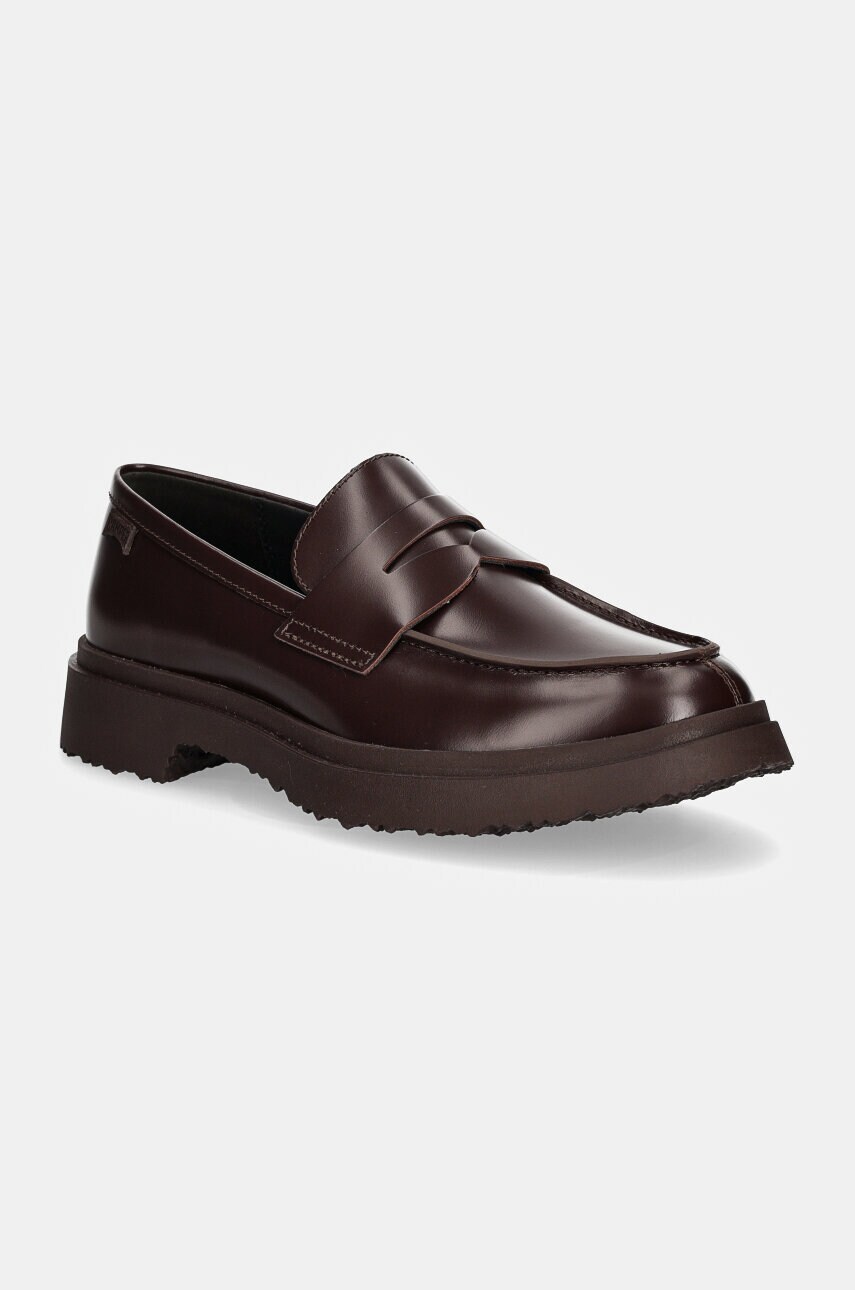Camper mocasini de piele Walden barbati, culoarea maro, K100633-034