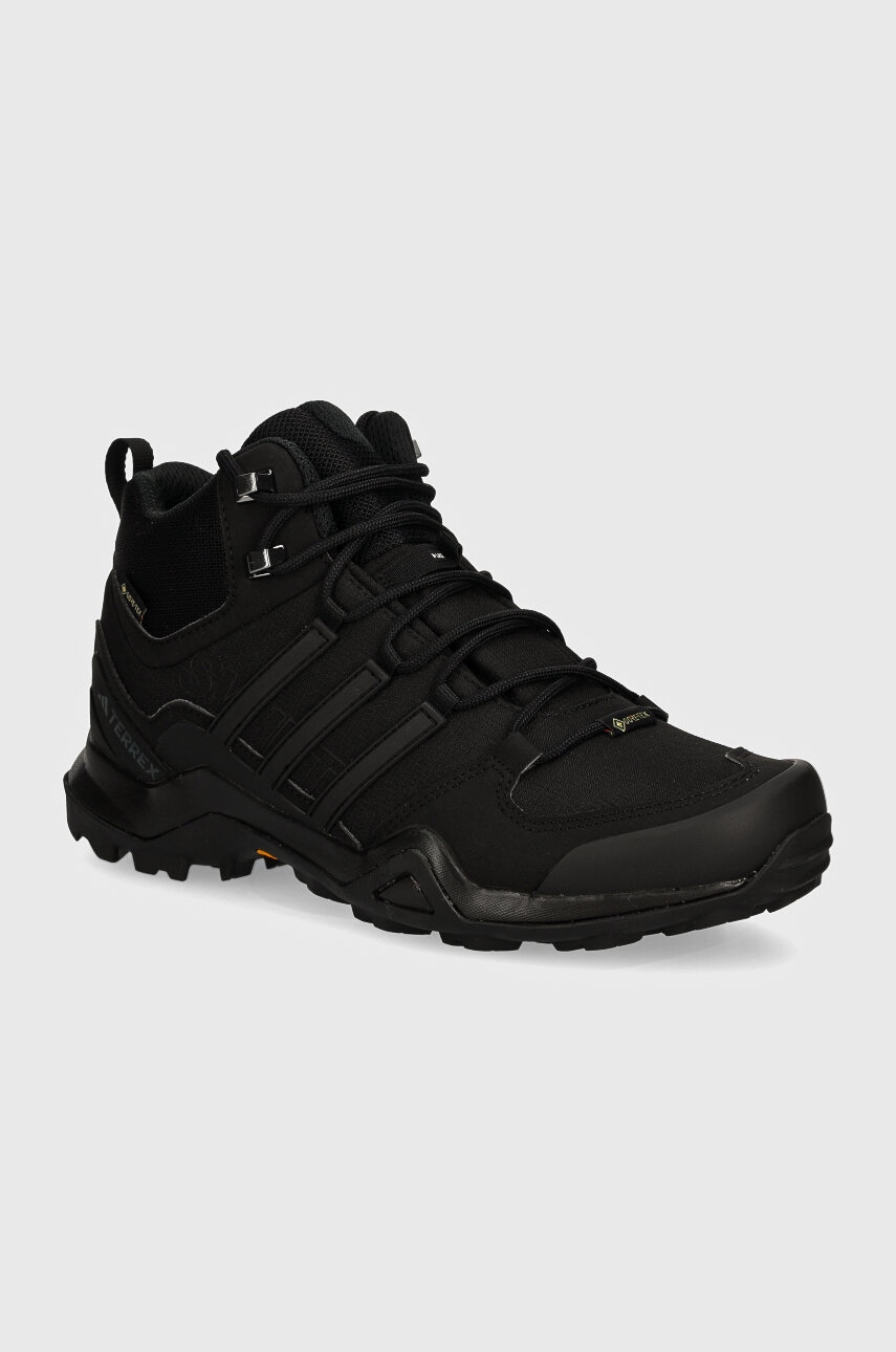adidas TERREX pantofi Swift R2 Mid GTX barbati, culoarea negru, IF7636