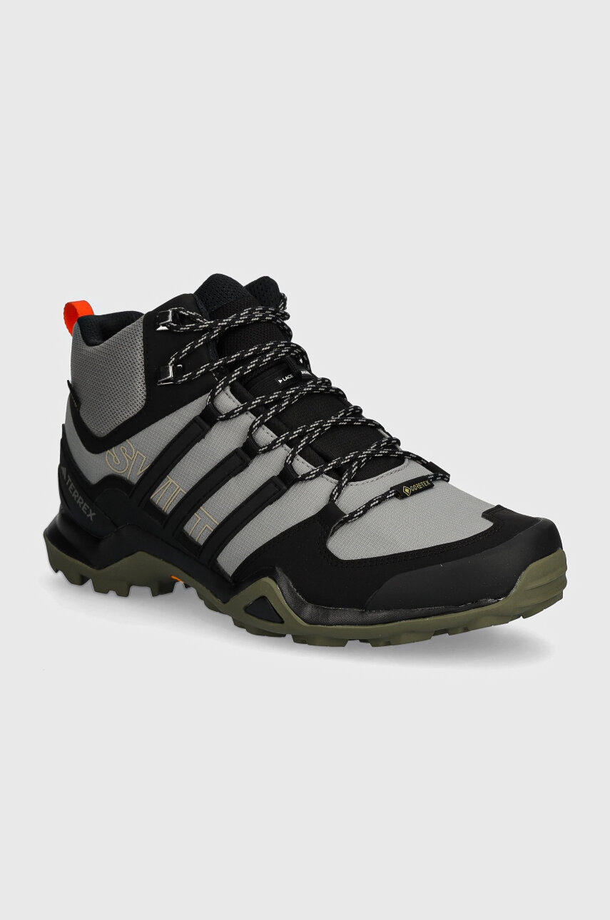 adidas TERREX pantofi Swift R2 Mid GTX barbati, culoarea gri, IH2602