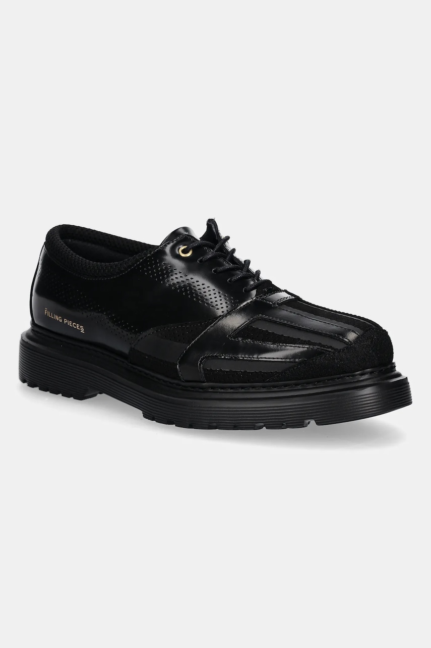 Filling Pieces pantof Derby Reaf bărbați, culoarea negru, 74978531861