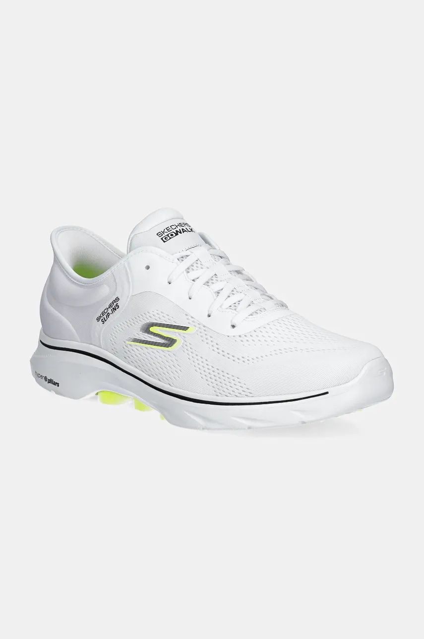 Skechers pantofi de alergat GO WALK 7 - Valin culoarea alb, 216550 Skechers pantofi de alergat GO WALK 7 - Valin culoarea alb, 216550