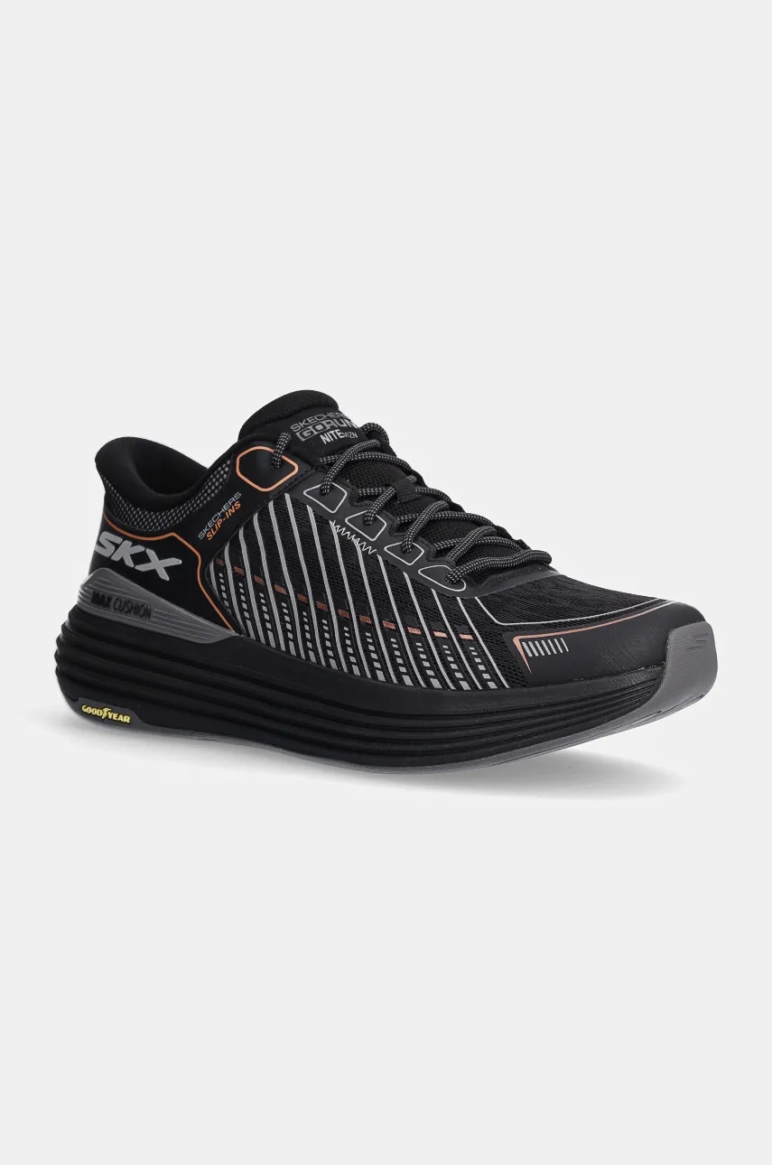 Skechers pantofi de alergat Max Cushioning Suspension - Nitevizn culoarea negru, 220936 Skechers pantofi de alergat Max Cushioning Suspension - Nitevizn culoarea negru, 220936
