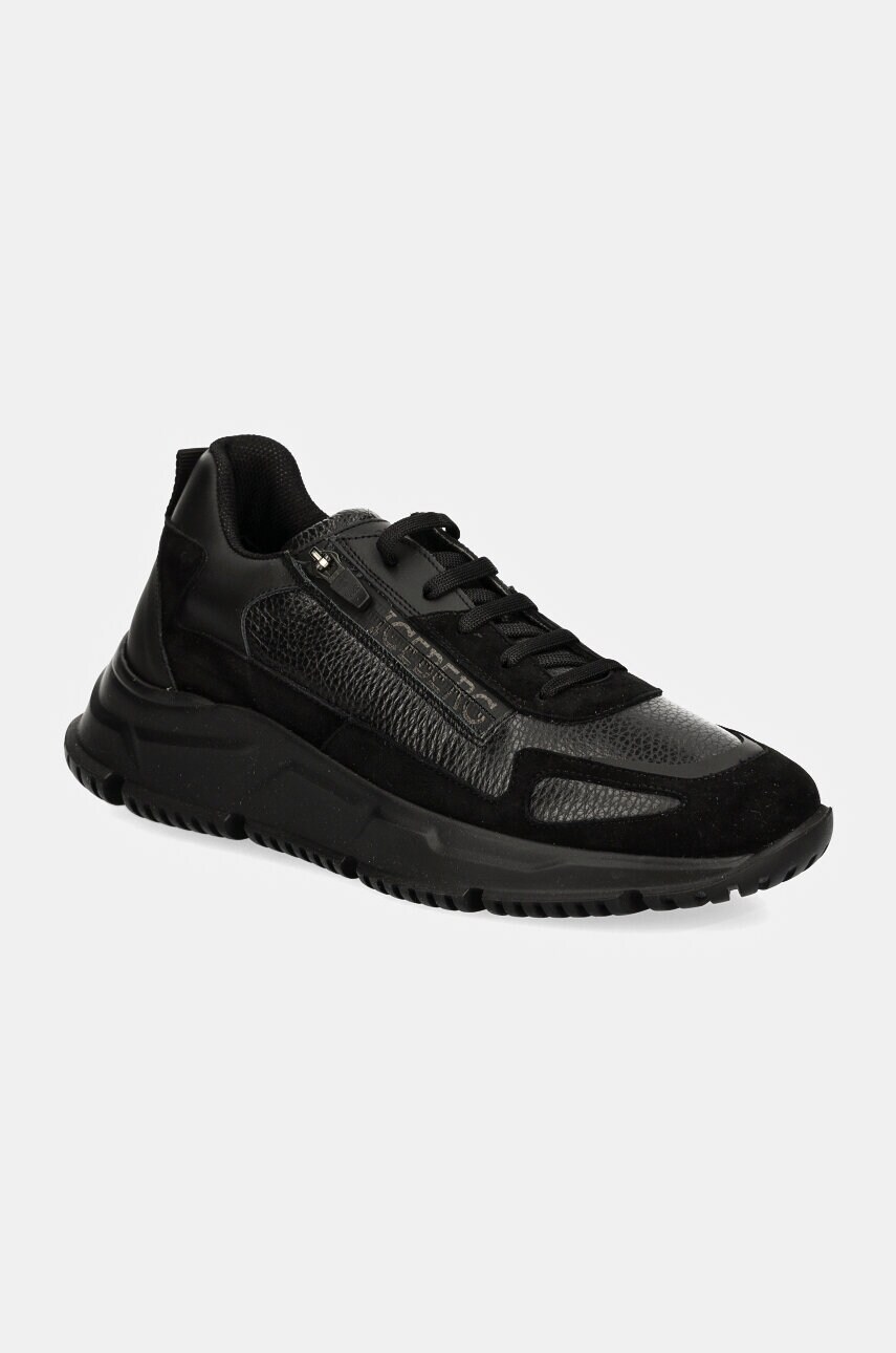 Iceberg Adidasi din piele Valencia culoarea negru, IU16320A