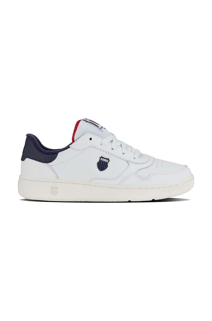 K-Swiss sneakers din piele SLAMMSHIELD II culoarea alb, 04312.968.M