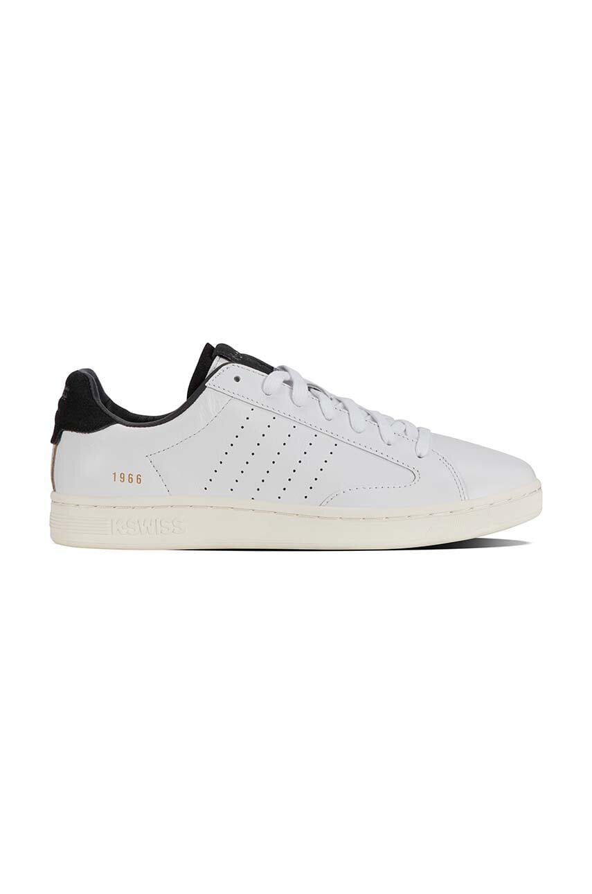 Levně Kožené sneakers boty K-Swiss LOZAN KLUB LTH bílá barva, 07263.189.M