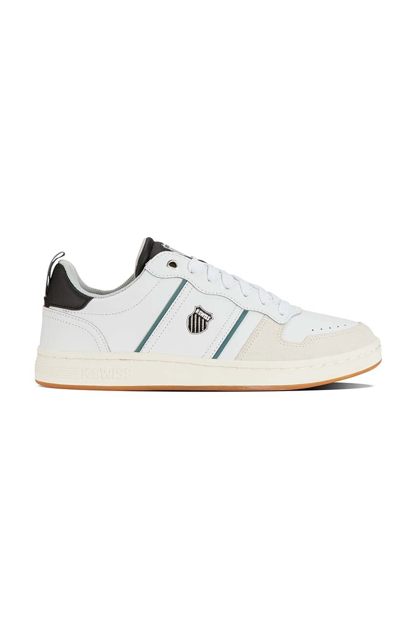 Levně Kožené sneakers boty K-Swiss LOZAN MATCH LTH bílá barva, 08903.145.M