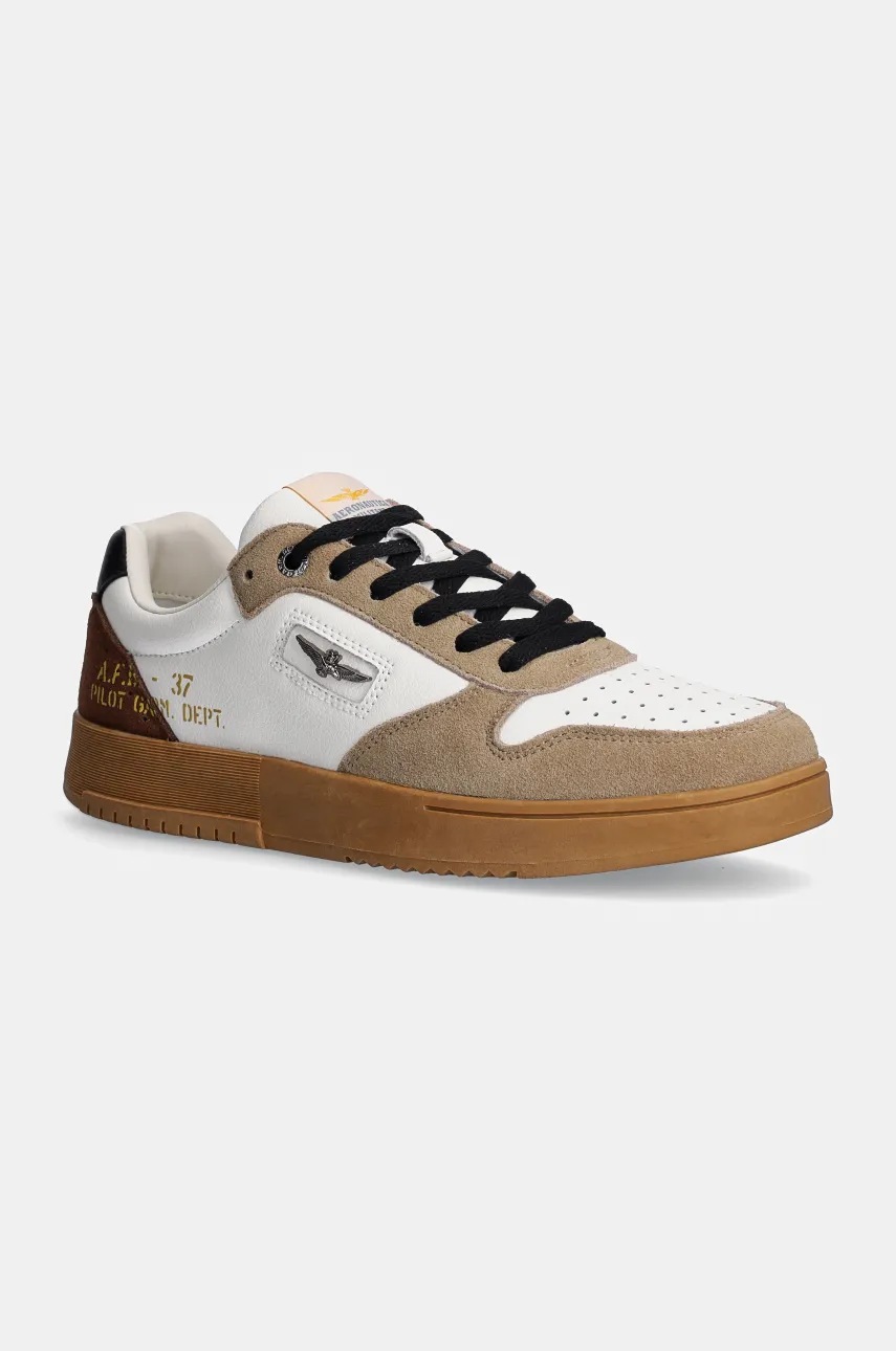 

Маратонки Aeronautica Militare в бежово SC235PL244, Бежов