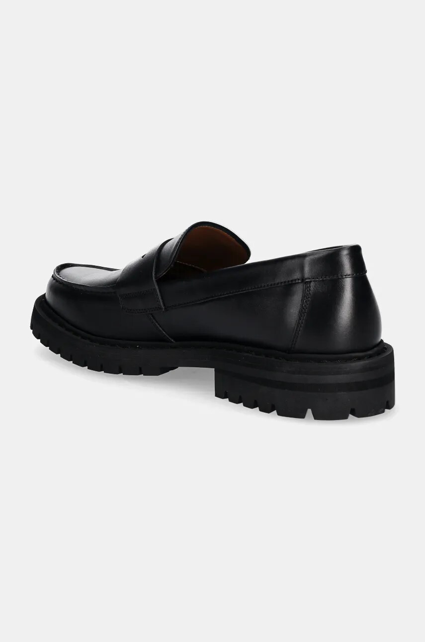 Common Projects bőr mokaszin Loafer with Tread Sole fekete, férfi, 2449 termék 2. képe
