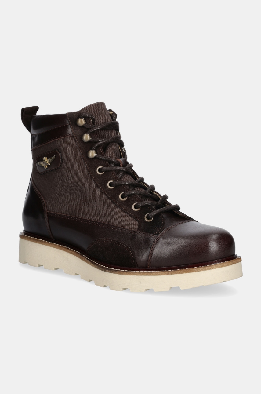 Aeronautica Militare pantofi barbati, culoarea maro, SC282PL253 Aeronautica Militare pantofi barbati, culoarea maro, SC282PL253