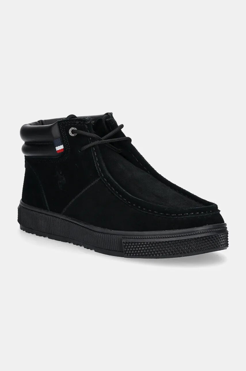 Levně Boty U.S. Polo Assn. BAYARD pánské, černá barva, BAYARD003M/DSY2