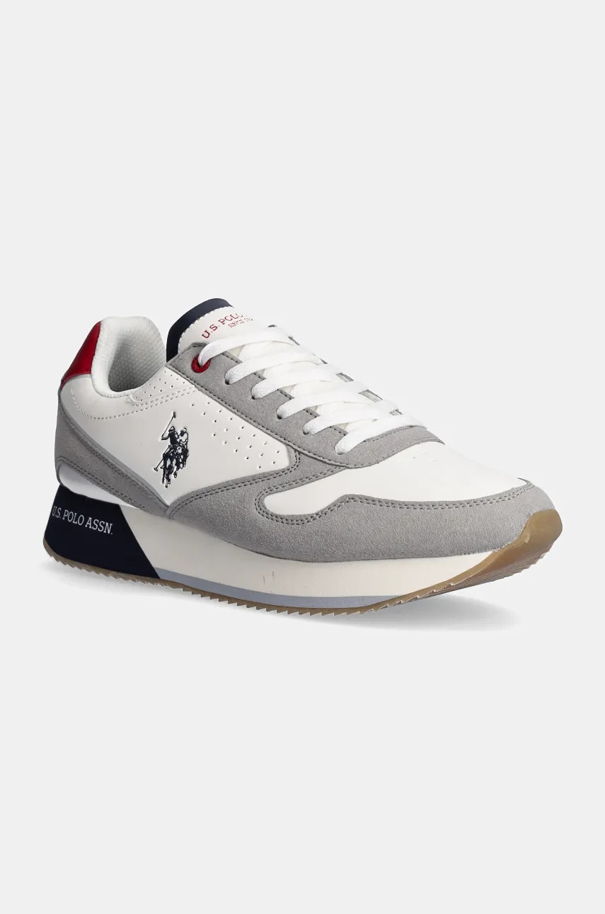 U.S. Polo Assn. sneakers NOBIL culoarea alb, NOBIL003M/DHY7 U.S. Polo Assn. sneakers NOBIL culoarea alb, NOBIL003M/DHY7