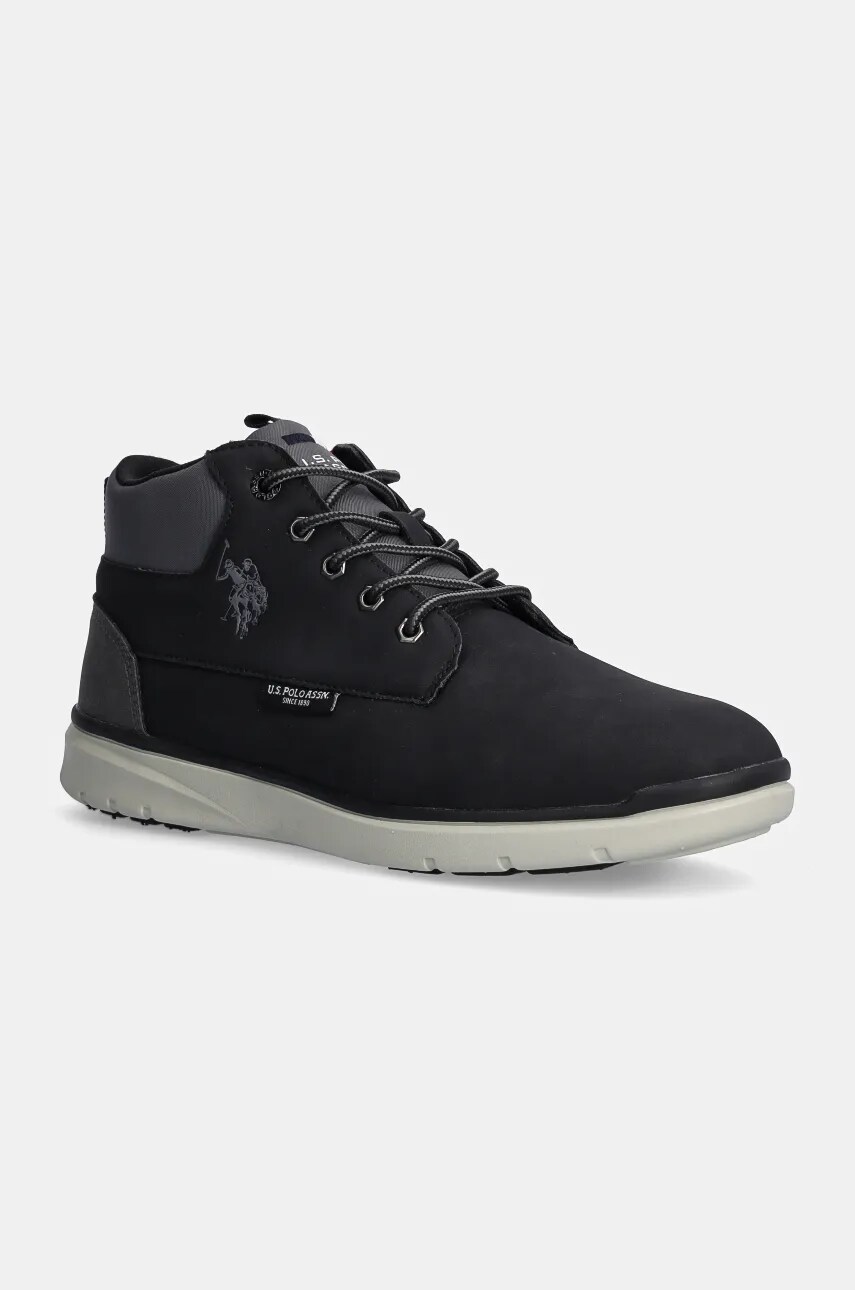 U.S. Polo Assn. bocanci YGOR barbati, culoarea negru, YGOR008M/DYT1