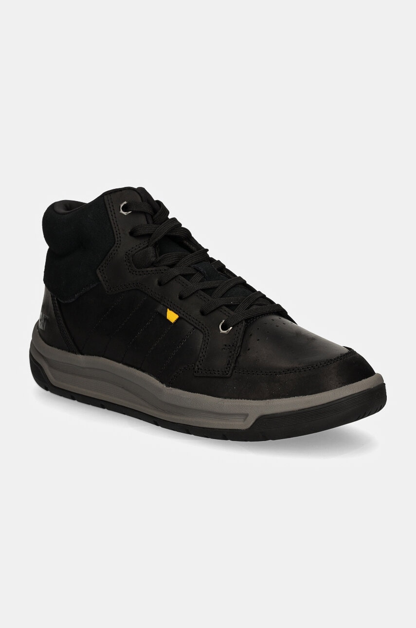 Caterpillar sneakers din piele APA CUSH MID culoarea negru, P725848