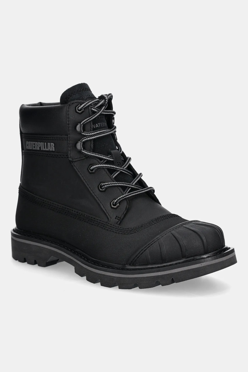 Caterpillar bocanci de piele COLORADO GALOSH WP barbati, culoarea negru, P726079
