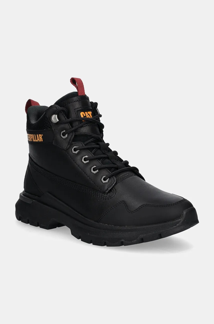 Caterpillar ghete de piele COLORADO SNEAKER WP barbati, culoarea negru, P725946 Caterpillar ghete de piele COLORADO SNEAKER WP barbati, culoarea negru, P725946