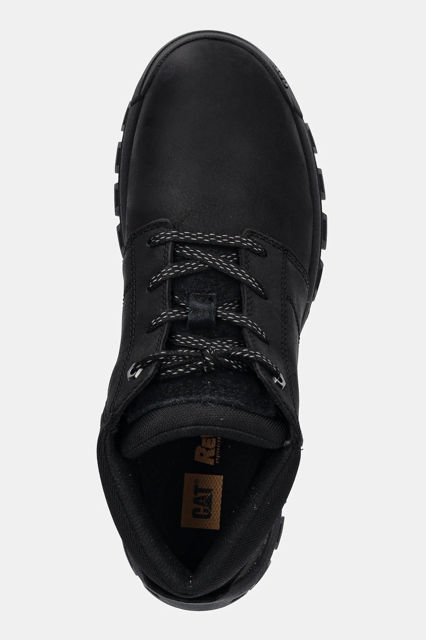 Шкіряні черевики Caterpillar THRESHOLD CHUKKA чоловічі колір чорний P725952 