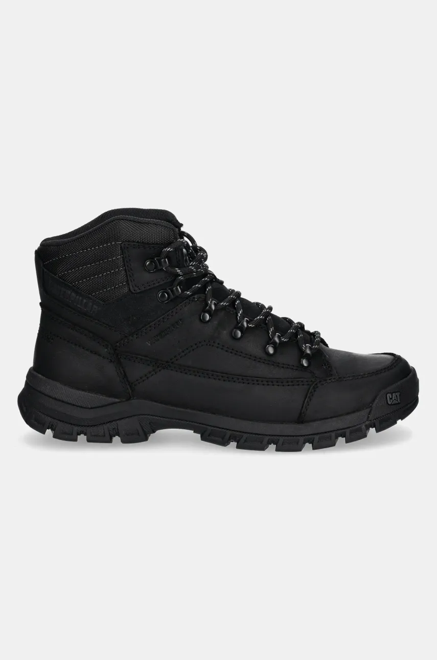 Кожаные ботинки Caterpillar THRESHOLD HIKER WP мужские цвет чёрный P725957 Кожаные ботинки Caterpillar THRESHOLD HIKER WP мужские цвет чёрный P725957