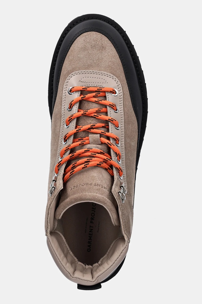 Σουέτ παπούτσια GARMENT PROJECT Olaf Lace-Up Boot χρώμα: καφέ, GPF2606 φωτογραφία