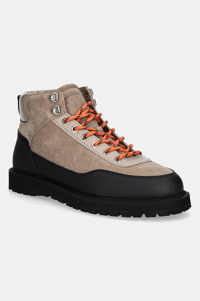 GARMENT PROJECT pantofi de piele întoarsă Olaf Lace-Up Boot bărbați, culoarea maro, GPF2606 GARMENT PROJECT pantofi de piele întoarsă Olaf Lace-Up Boot bărbați, culoarea maro, GPF2606