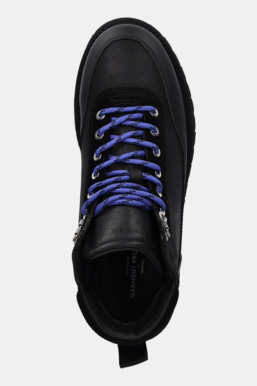 Παπούτσια nubuck GARMENT PROJECT Olaf Lace-Up Boot χρώμα: μαύρο, GPF2607 φωτογραφία