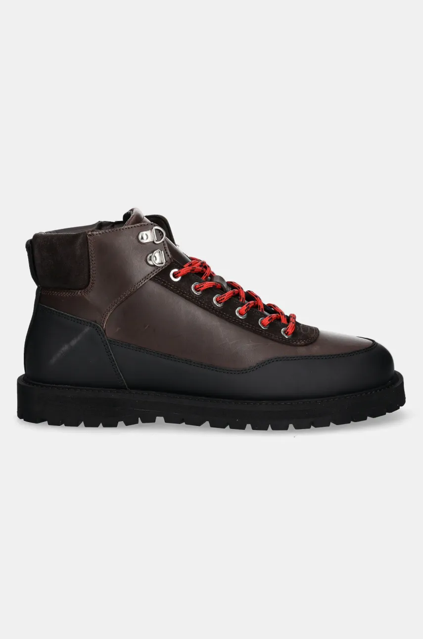 Кожаные ботинки GARMENT PROJECT Olaf Lace-Up Boot мужские цвет коричневый GPF2608 Кожаные ботинки GARMENT PROJECT Olaf Lace-Up Boot мужские цвет коричневый GPF2608