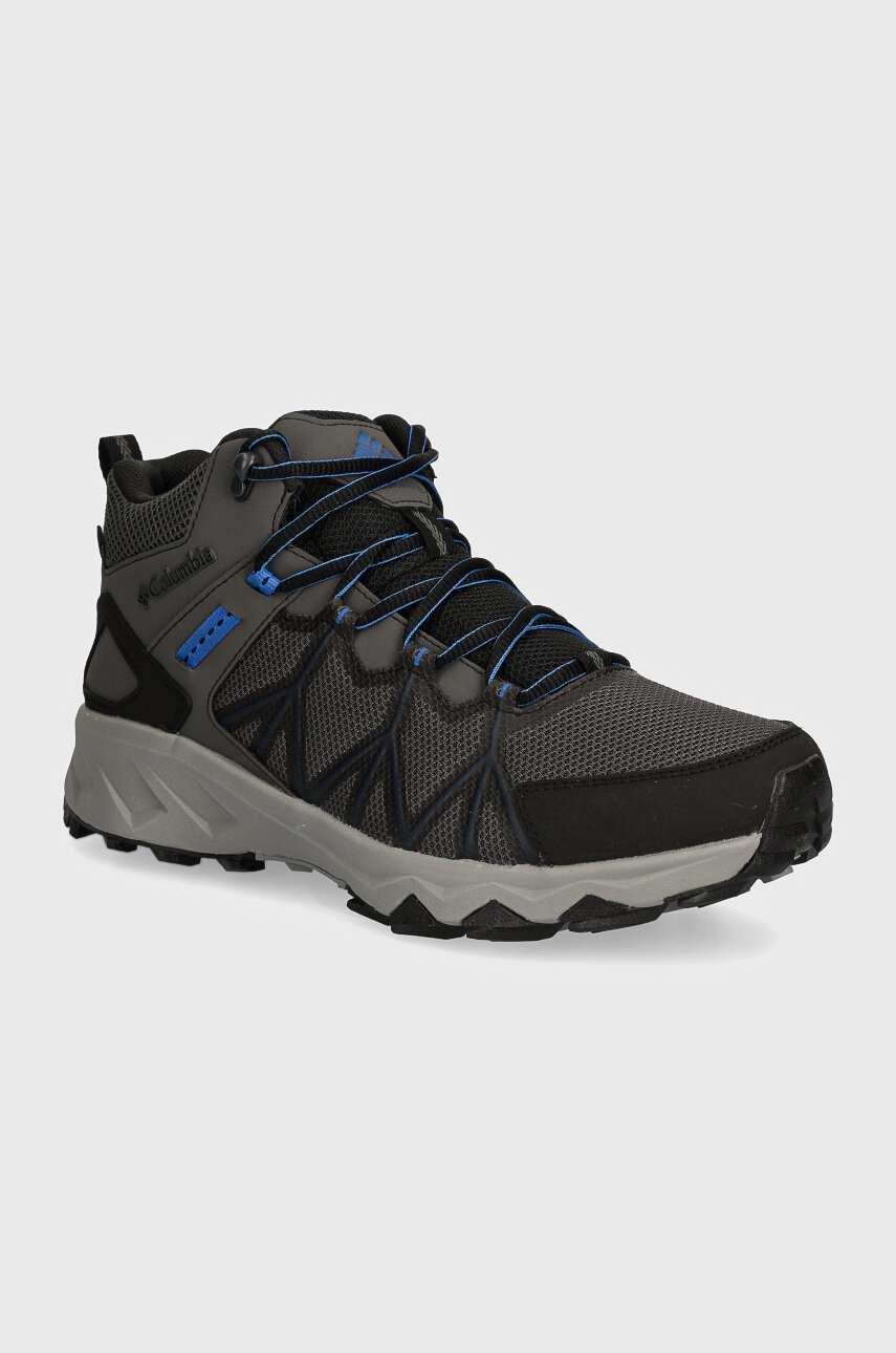 Columbia pantofi Peakfreak II Mid Outdry barbati, culoarea gri, 2100691