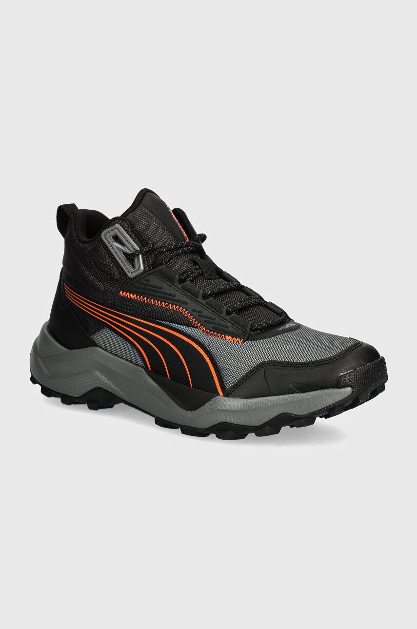 Puma pantofi Obstruct Pro Mid barbati, culoarea negru, 378689
