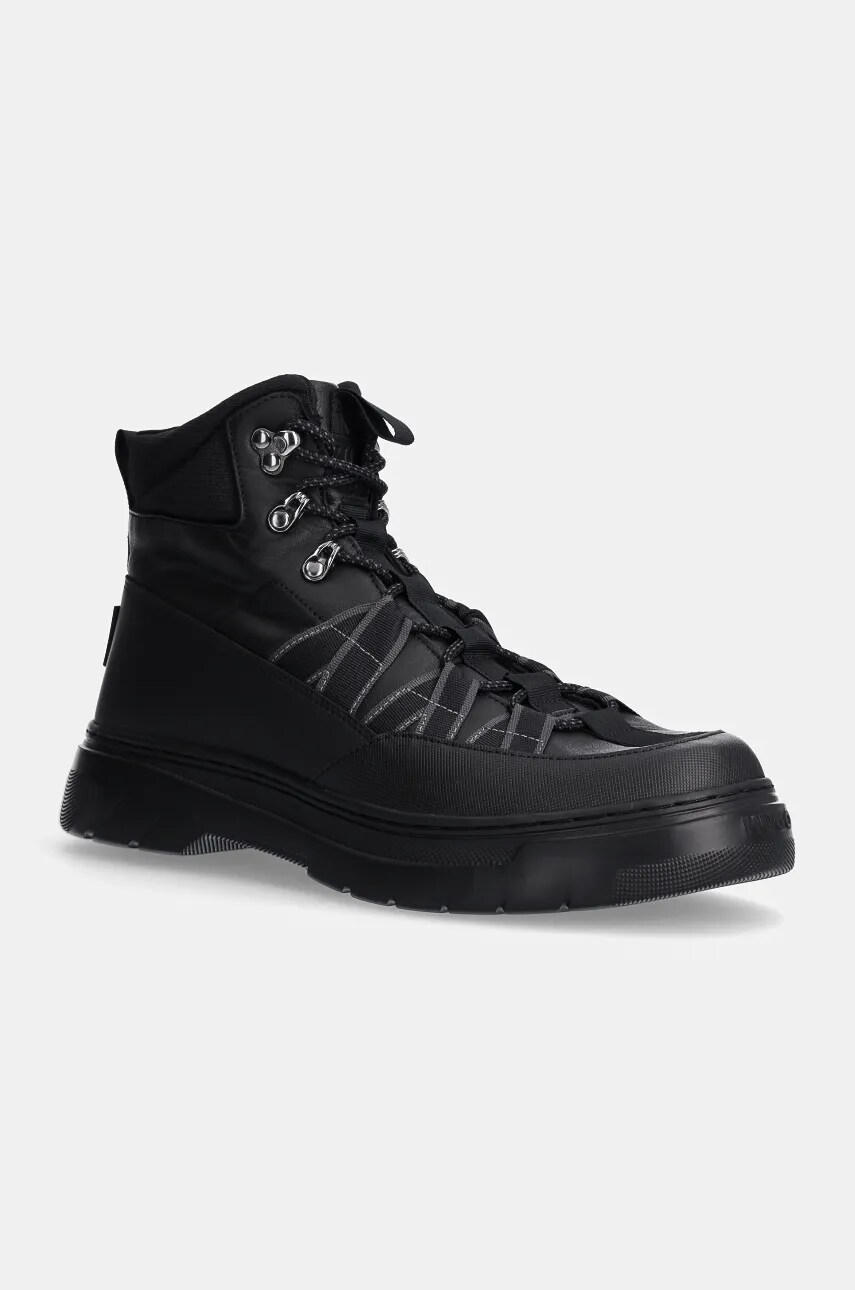 HUGO pantofi Urian barbati, culoarea negru, 50528867