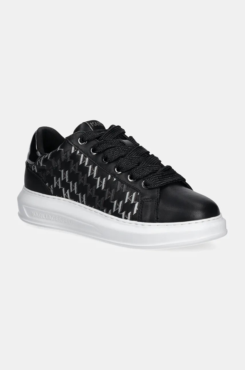 

Кожени маратонки Karl Lagerfeld KAPRI MENS в черно KL52544, Черен