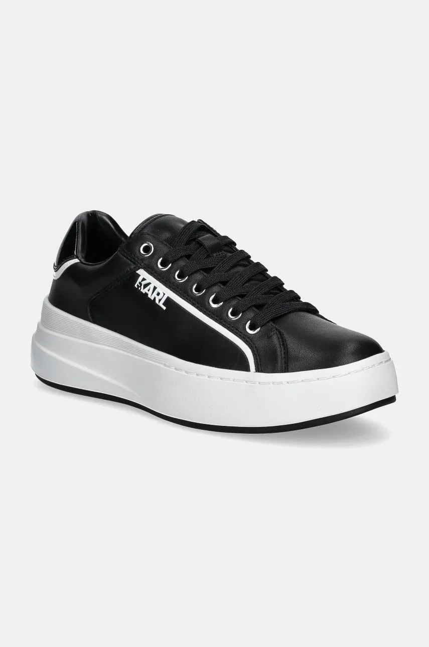 Karl Lagerfeld Adidasi KRONOS culoarea negru, KL54020