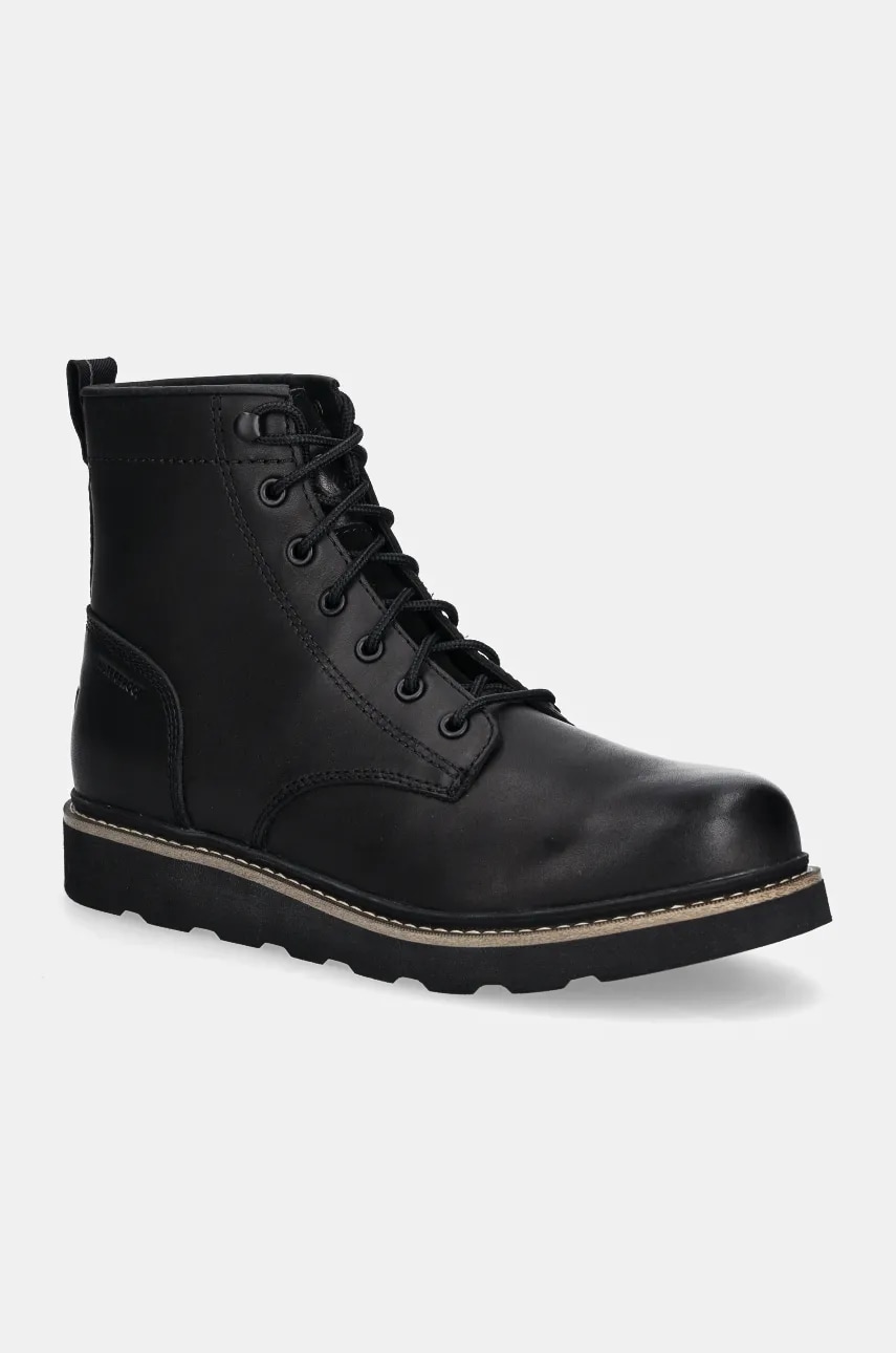 Sorel ghete de piele SLABTOWN 62 6inch WP barbati, culoarea negru, 2078341010 Sorel ghete de piele SLABTOWN 62 6inch WP barbati, culoarea negru, 2078341010