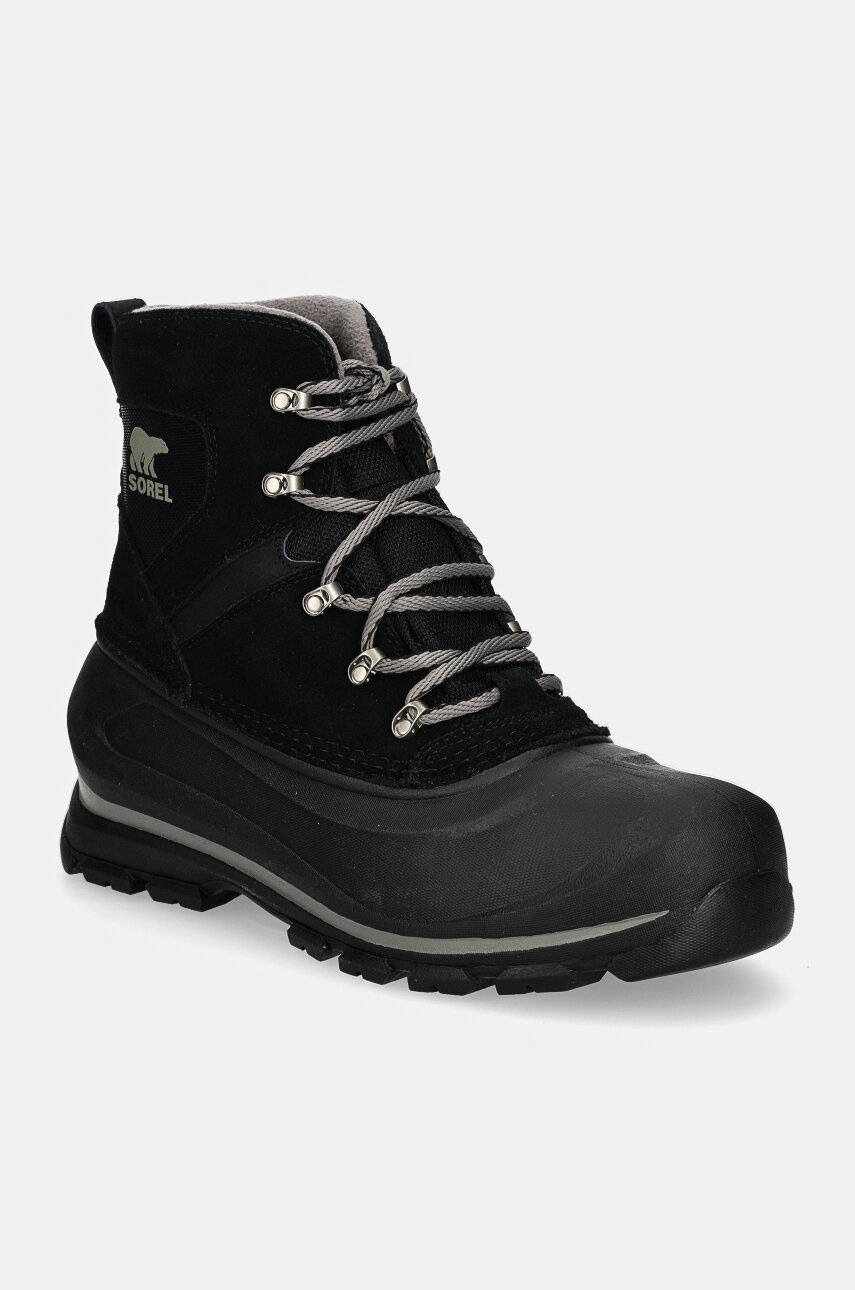 Sorel pantofi inalti BUXTON LACE WP 24 barbati, culoarea negru, 2084901010
