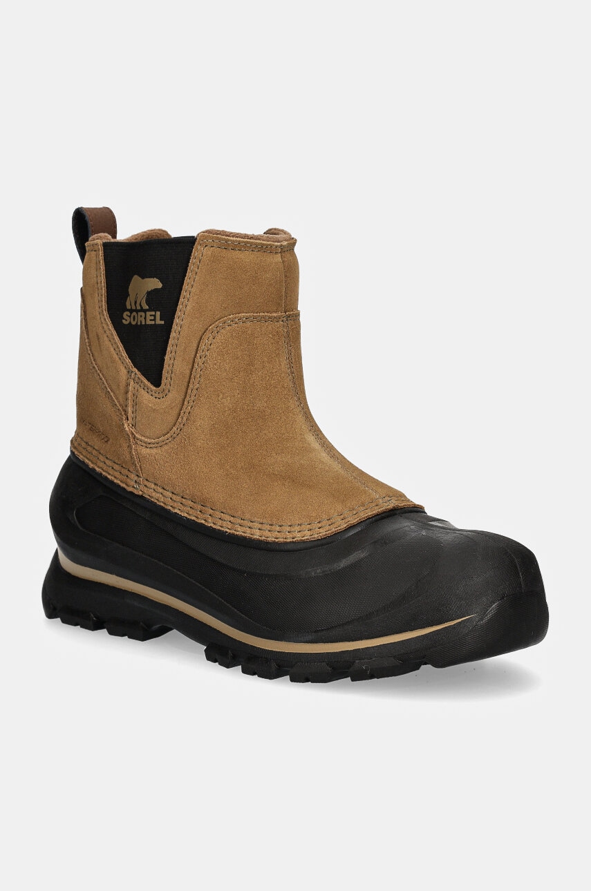 Sorel cizme BUXTON PULL ON WP 24 barbati, culoarea maro, 2084911257 Sorel cizme BUXTON PULL ON WP 24 barbati, culoarea maro, 2084911257