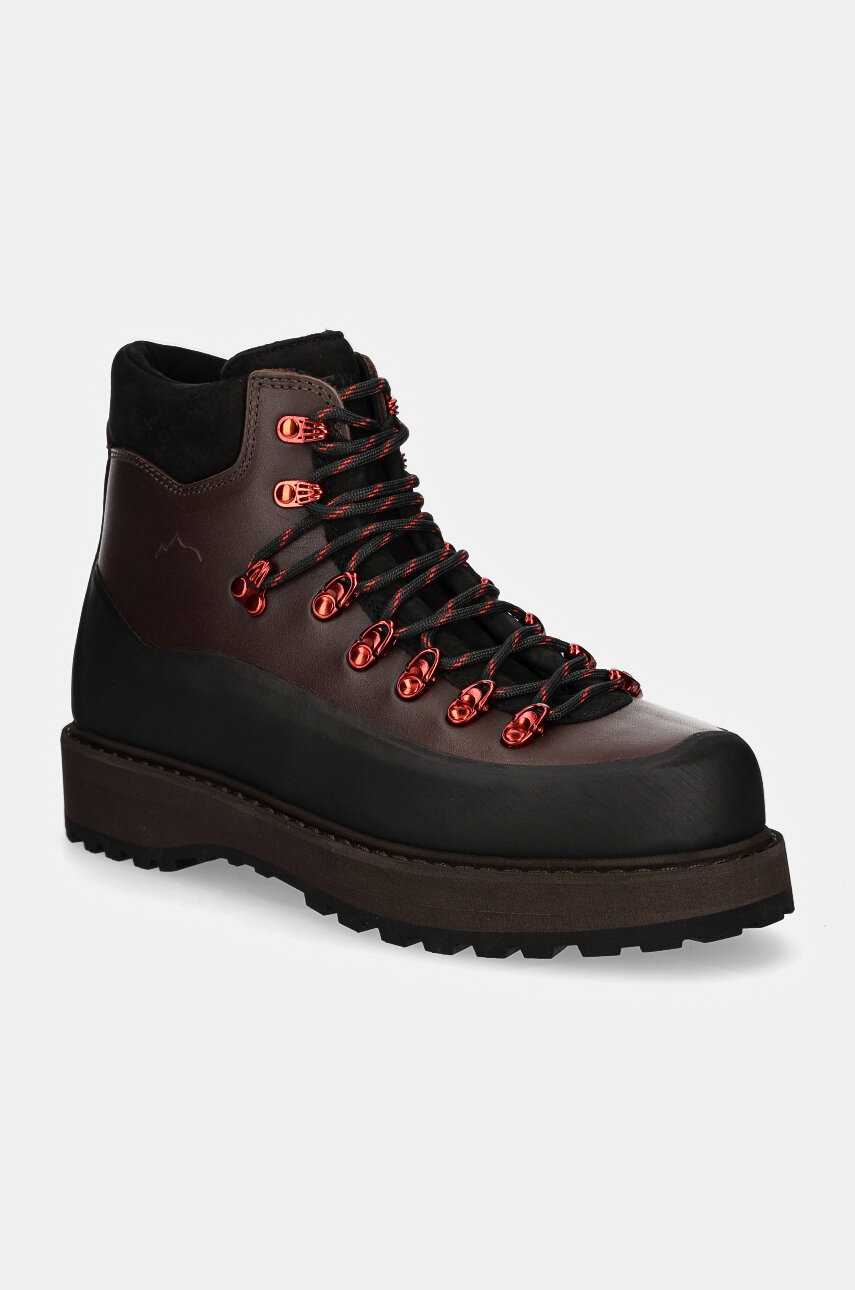 Diemme pantofi inalti Roccia Vet Due Gomma barbati, culoarea maro, DI24FWRVM-F03L007MOG