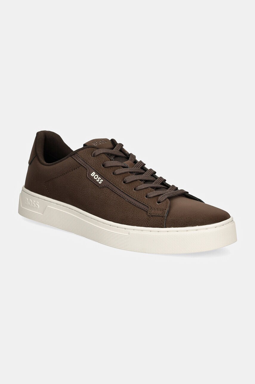 BOSS sneakers Rhys culoarea maro, 50529532