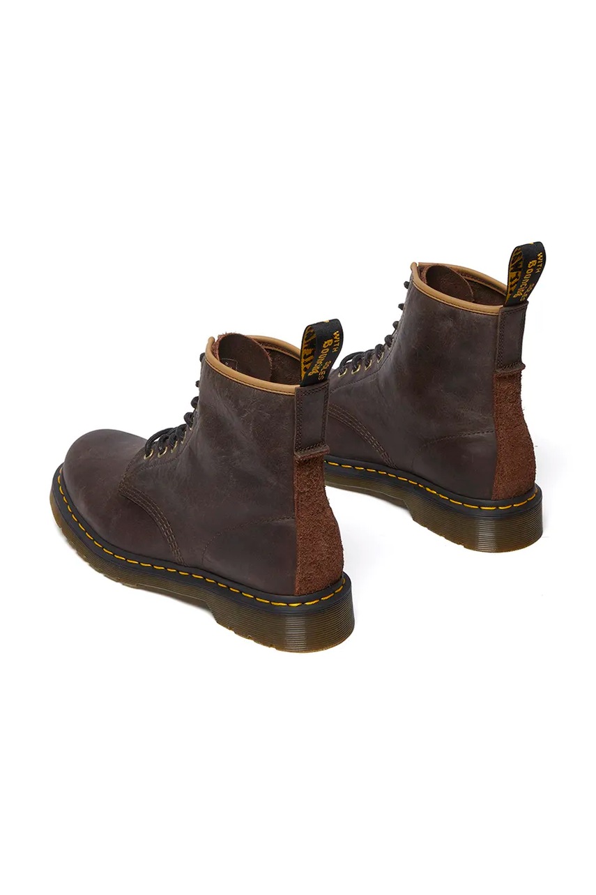 Шкіряні черевики Dr. Martens 1460 чоловічі колір коричневий DM31871201 