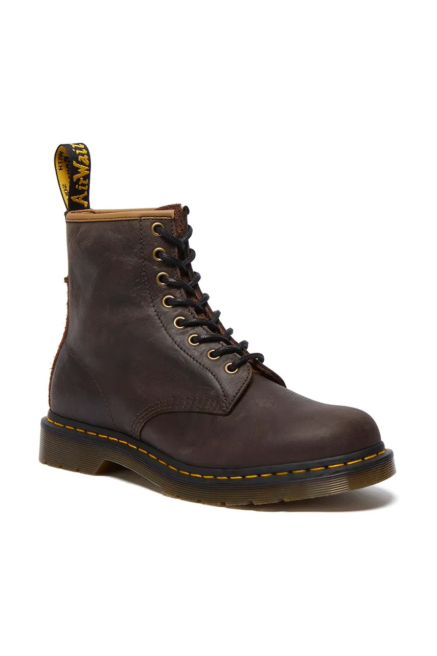 Шкіряні черевики Dr. Martens 1460 чоловічі колір коричневий DM31871201 