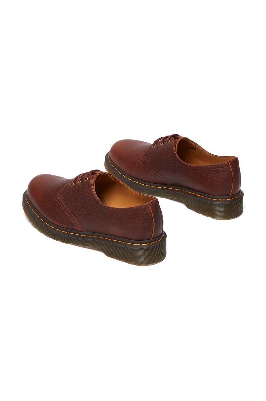 Шкіряні туфлі Dr. Martens 1461 Ambassador чоловічі колір коричневий DM31992253 