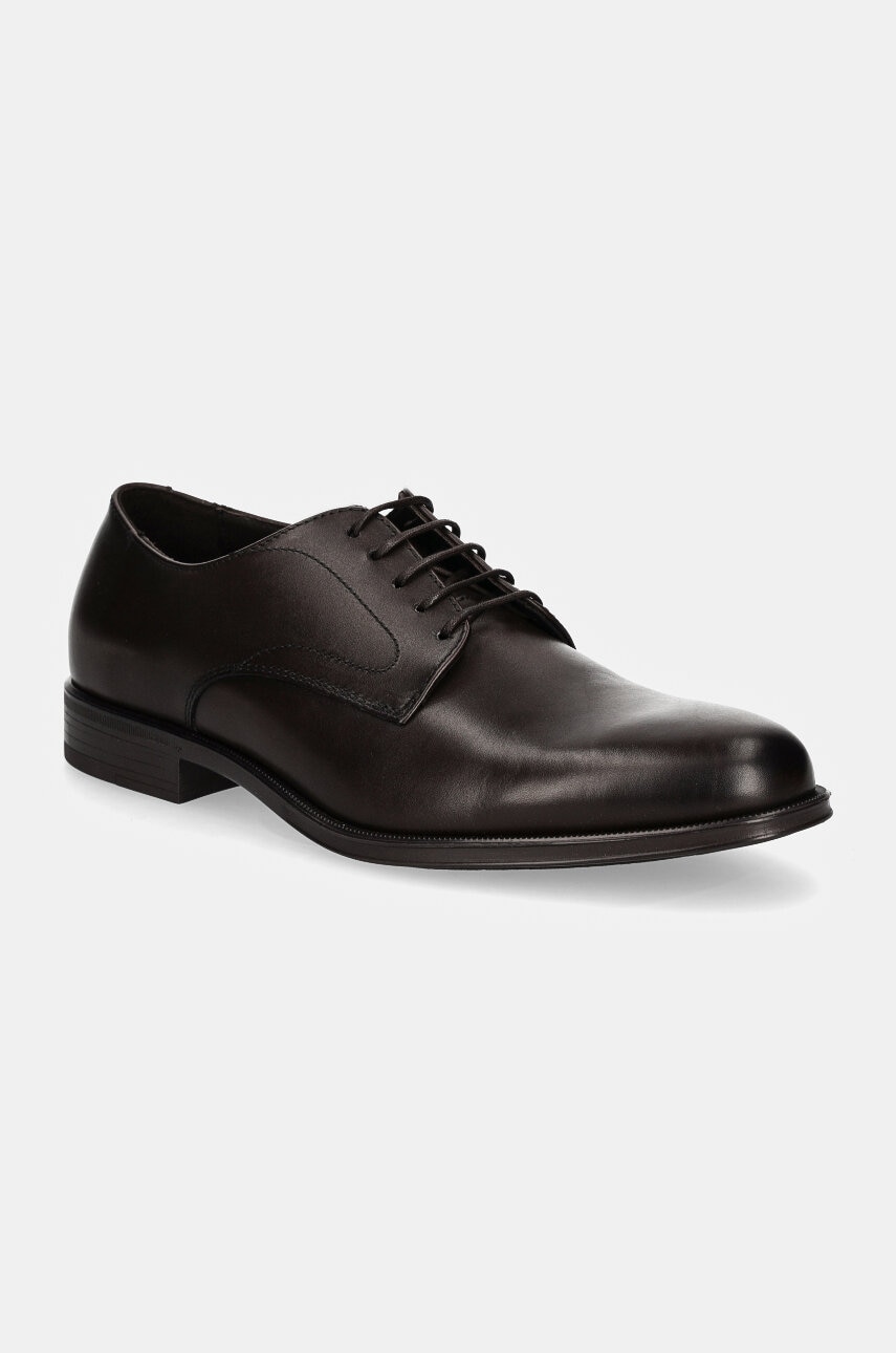 Hackett London pantofi de piele DUKE MASTER barbati, culoarea maro, HMS21407 Hackett London pantofi de piele DUKE MASTER barbati, culoarea maro, HMS21407