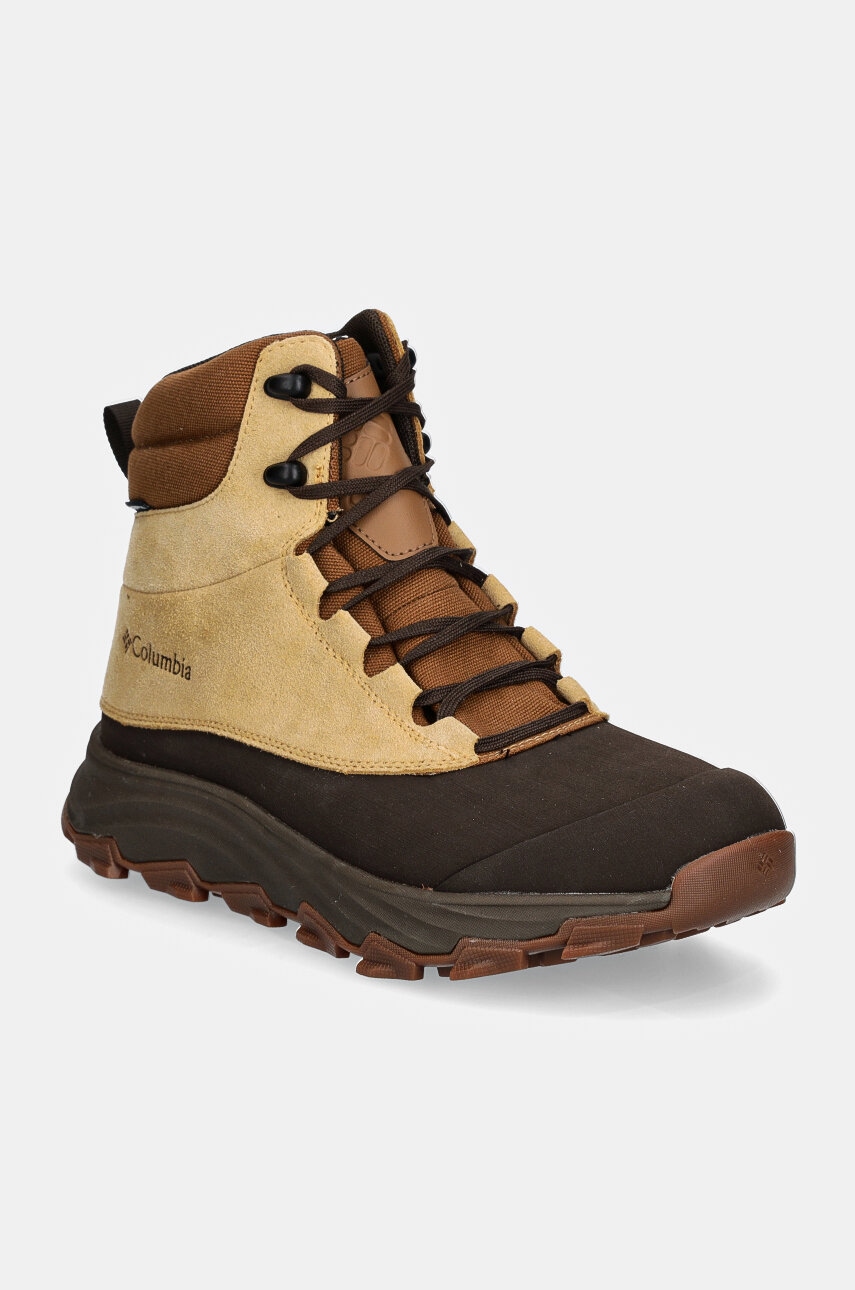 Columbia pantofi Expeditionist Shield barbati, culoarea bej, izolat, 2100931