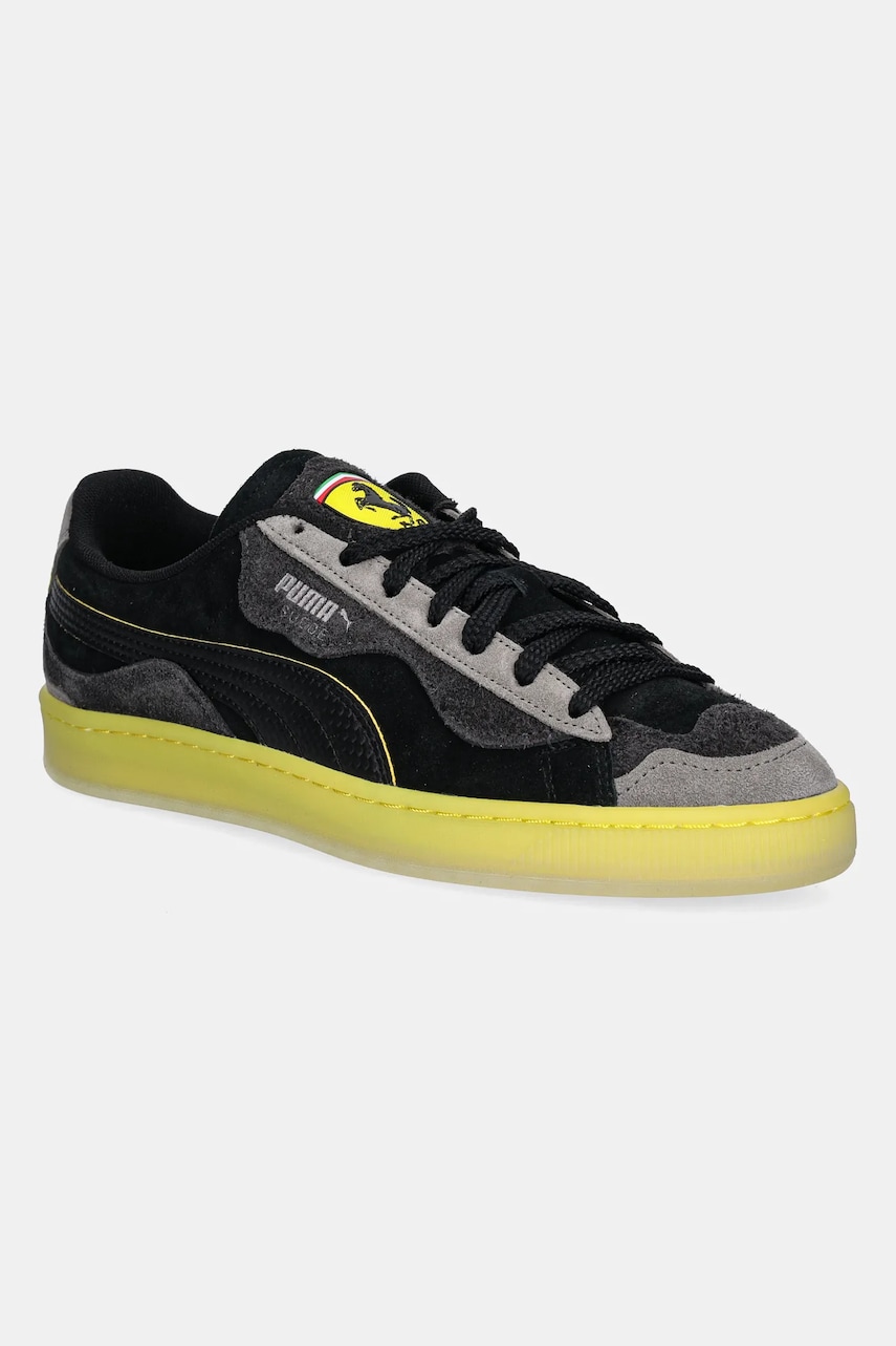 Puma sneakers din piele intoarsă Ferrari Suede Trippy culoarea negru, 308492 Puma sneakers din piele intoarsă Ferrari Suede Trippy culoarea negru, 308492