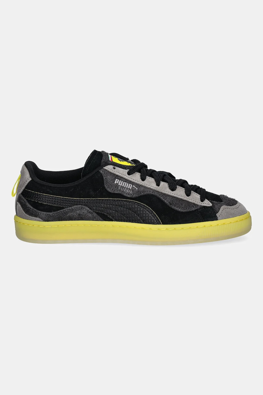 Замшевые кроссовки Puma Ferrari Suede Trippy цвет чёрный 308492 Замшевые кроссовки Puma Ferrari Suede Trippy цвет чёрный 308492