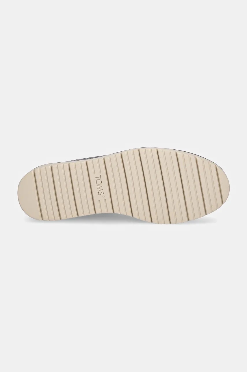 Шкіряні туфлі Toms TRVL LITE FORREST чоловічі колір коричневий 10021387 