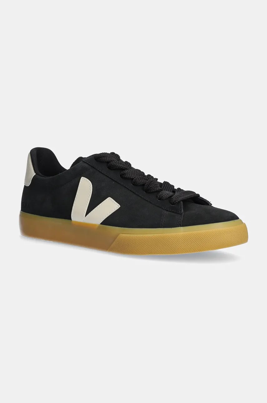 Veja sneakers din piele intoarsă Campo culoarea negru, CP0303692B